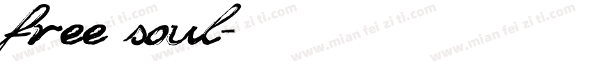 free soul字体转换